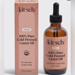 Kit•sch | Organic 100% Pure Cold-Pressed Castor Oil For Hair Skin Scalp Nails 4